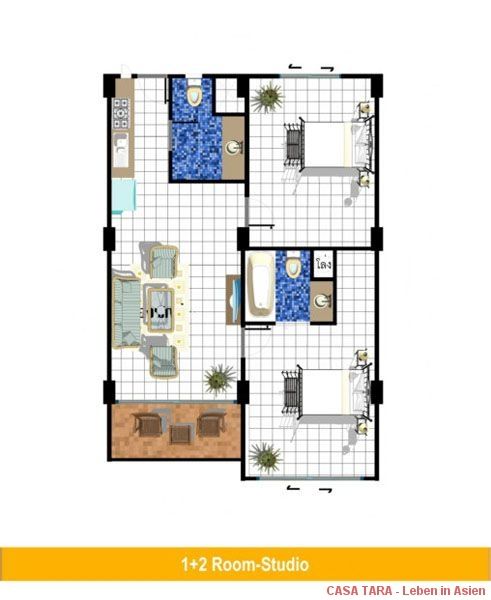 3 - Zimmer Apartment