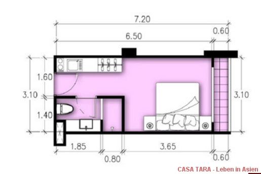 Grundriss 22 qm