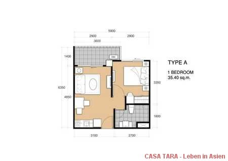 Grundriss 35 qm