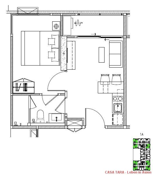 Grundriss 35 qm