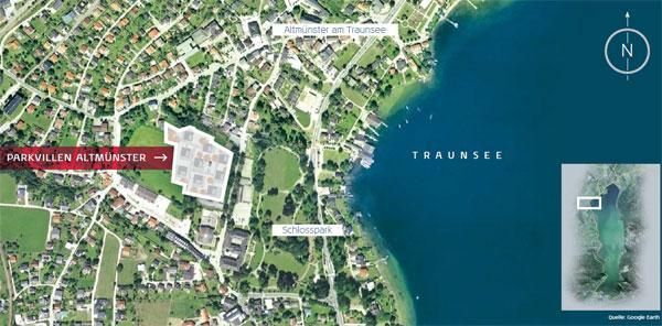 Luftbild Salzkammergut Traunsee Altmünster