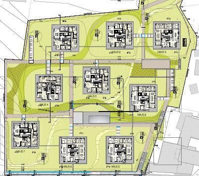 Lageplan Villen 1-9