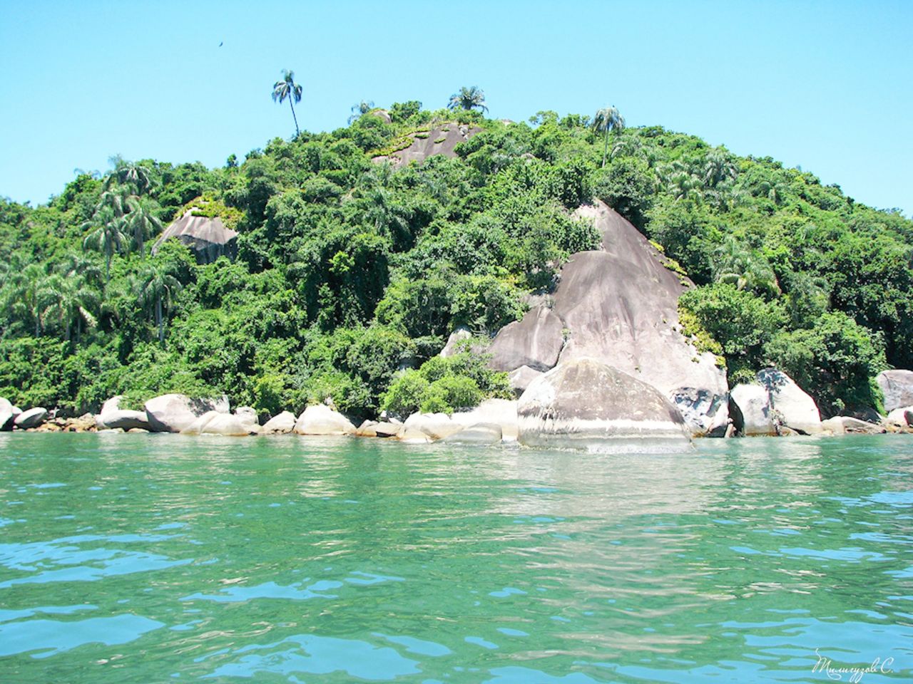 -Vista a partir do Oceano - Ilha do Bernardo